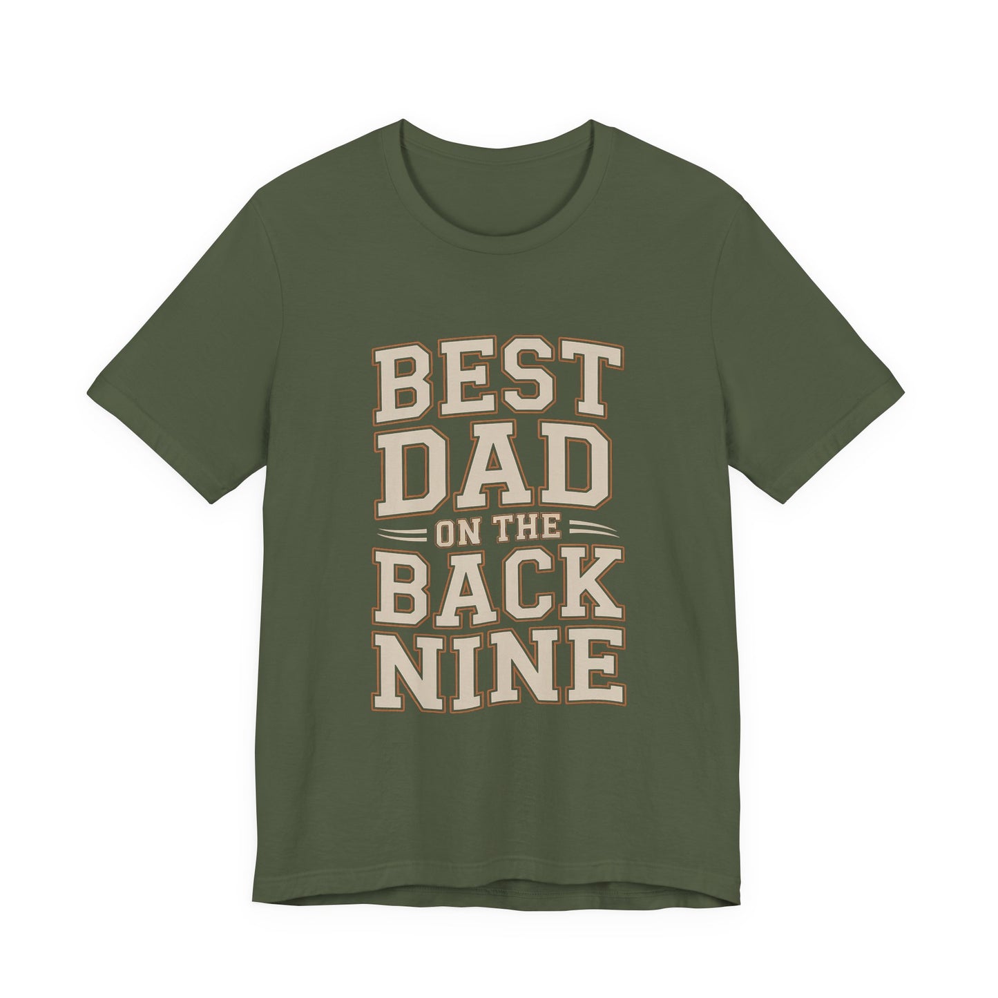 Funny Golf Shirt Best Dad On The Back Nine - Father's Day Gift