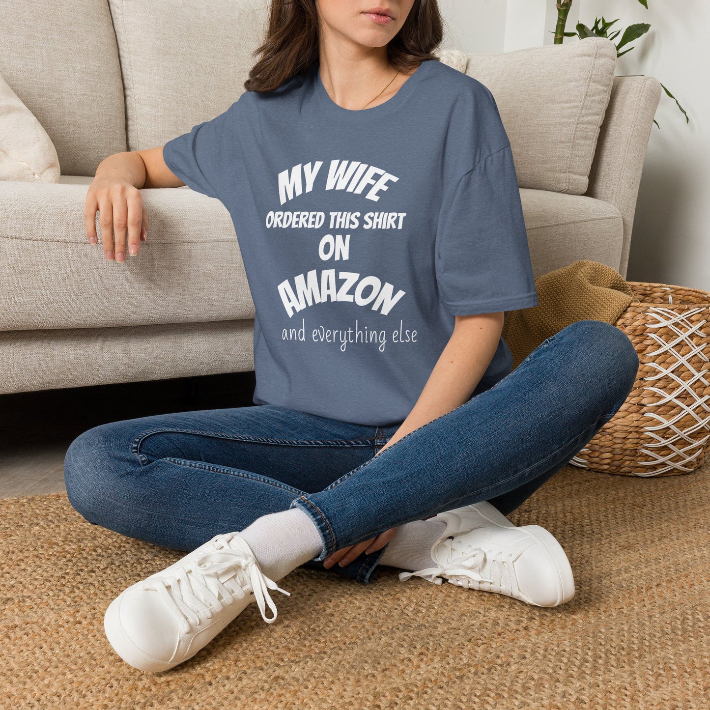 My Wife Ordered This Shirt on Amazon T‑Shirt — Funny Husband Gift