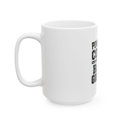 Powered By Coffee And Baby Giggles Coffee Mug New Mom Gift