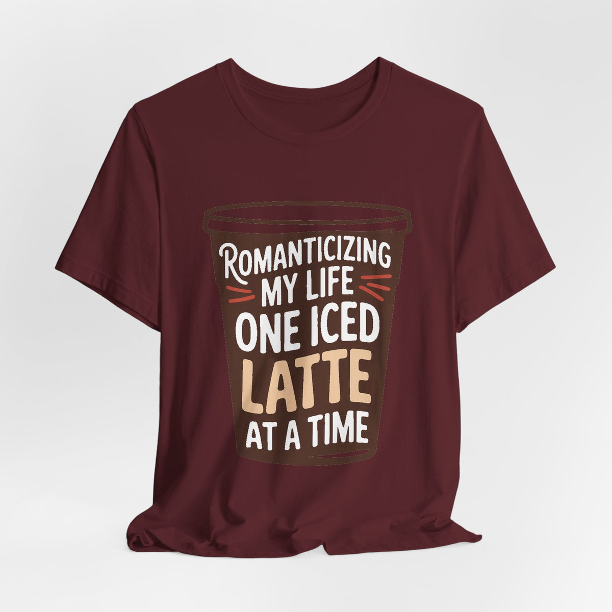 Romanticizing My Life Shirt Iced Latte Wellness Gift That Girl