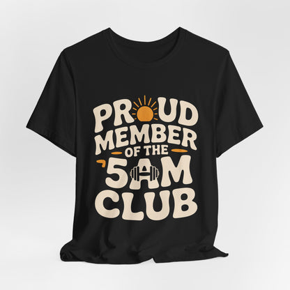 5AM Club Shirt, Early Morning Workout Tee, Fitness Gift for Gym Lovers