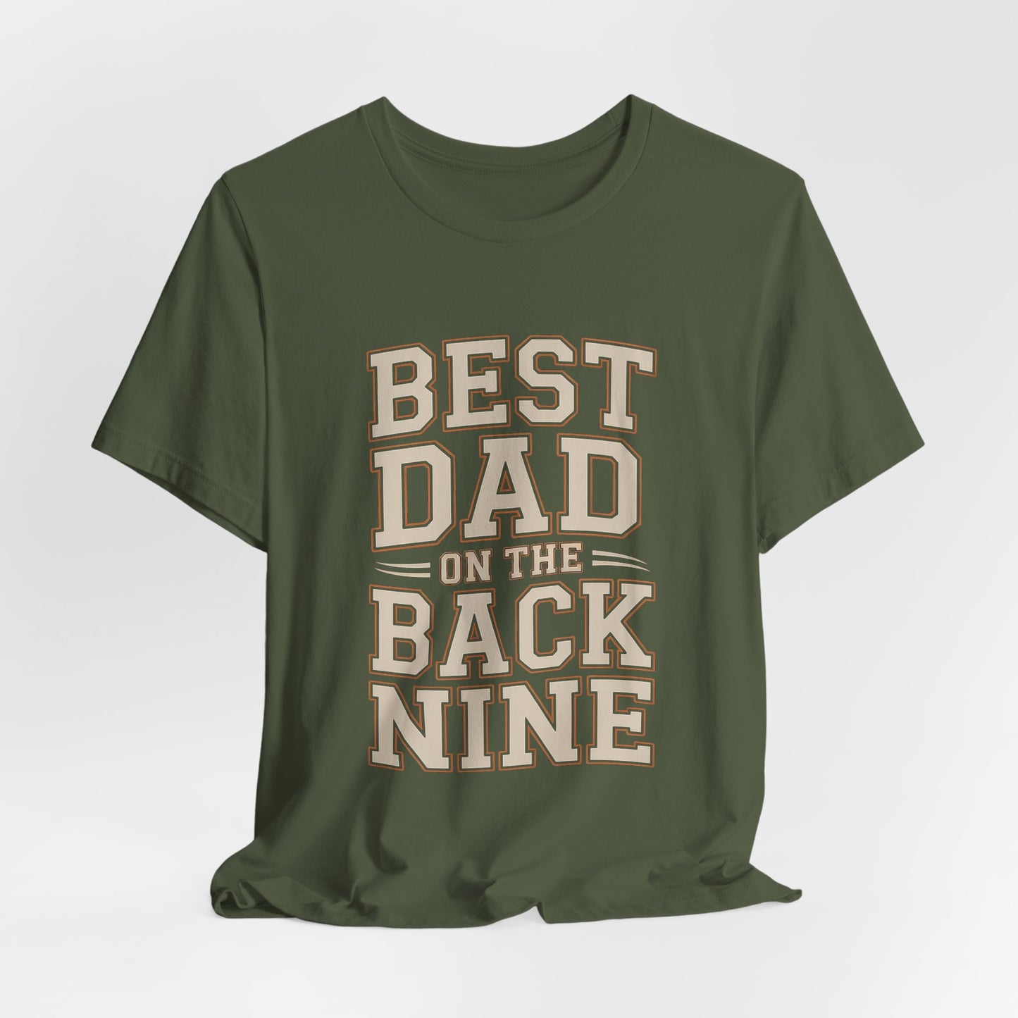 Funny Golf Shirt Best Dad On The Back Nine - Father's Day Gift