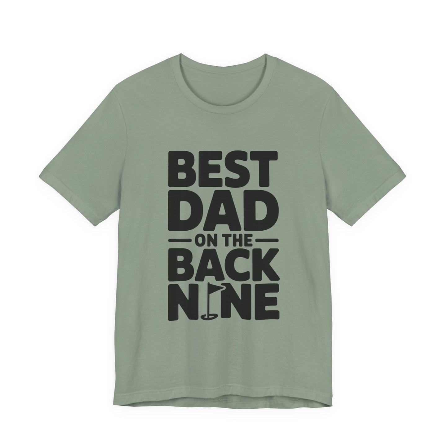 Funny Golf Shirt Best Dad On The Back Nine - Father's Day Gift