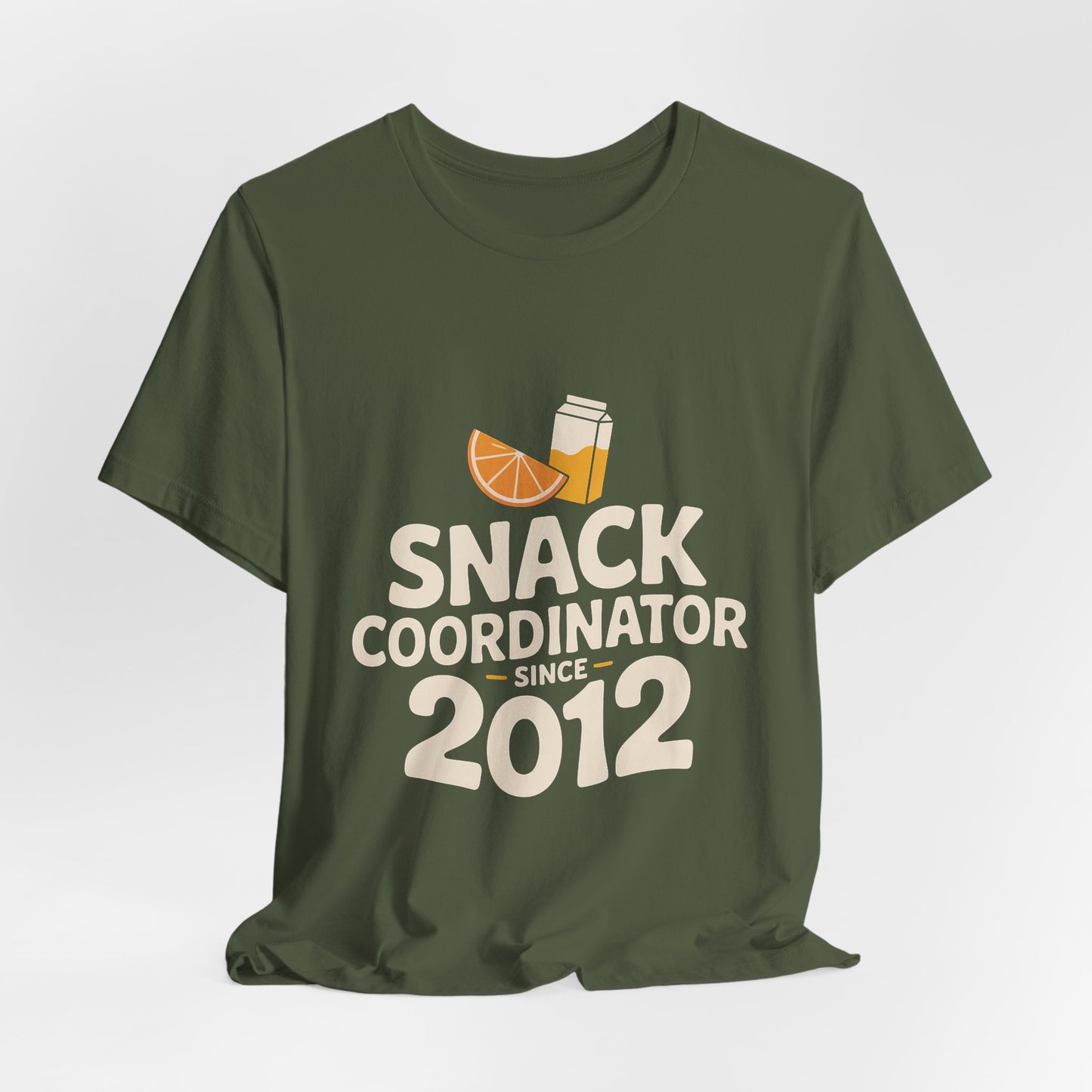 Snack Coordinator Since 2012 Shirt - Football Parent Gift