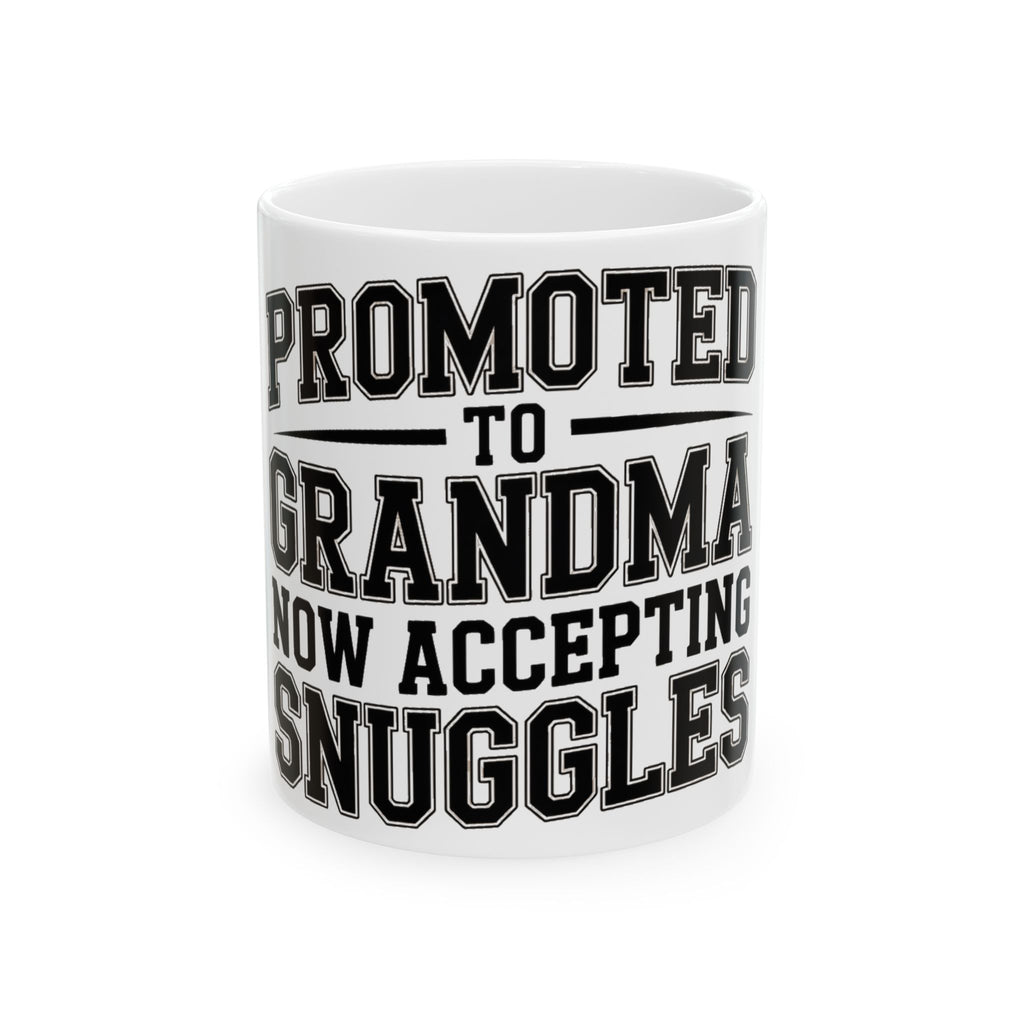 Promoted To Grandma Coffee Mug - New Grandmother Gift Baby Announcement