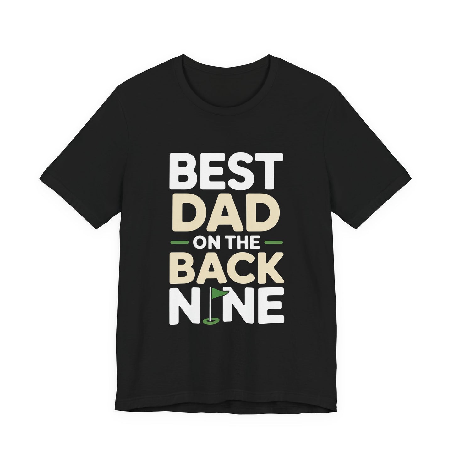 Funny Golf Shirt Best Dad On The Back Nine - Father's Day Gift