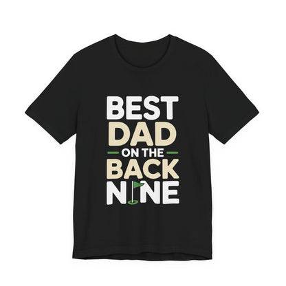 Funny Golf Shirt Best Dad On The Back Nine - Father's Day Gift