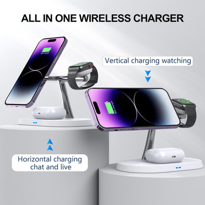 3-in-1 Magnetic Wireless Charging Stand