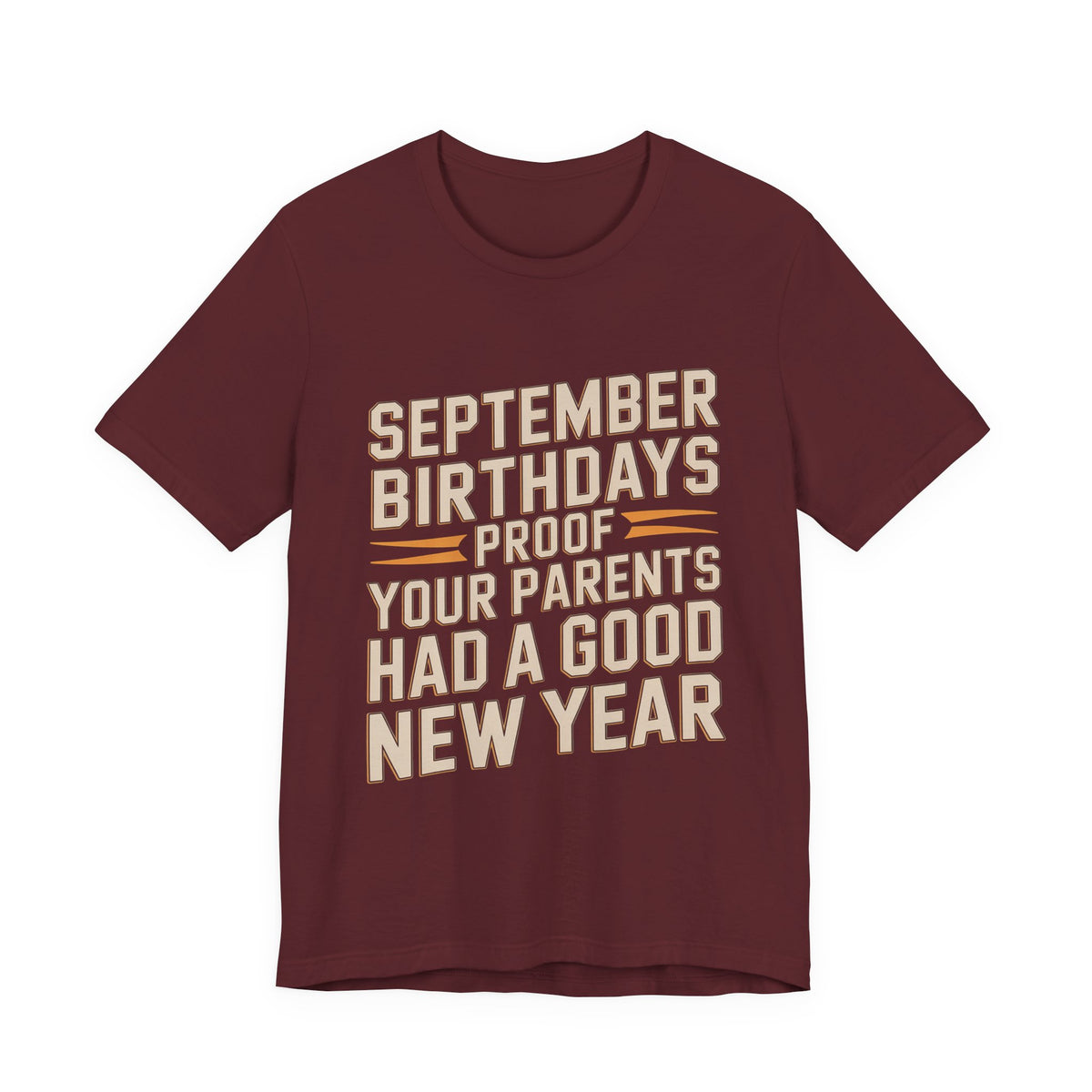September Birthday Shirt Funny New Year Joke Gift for Adults