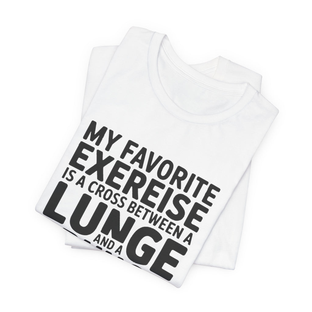 Funny Workout Shirt My Favorite Exercise is Lunch Gift for Her