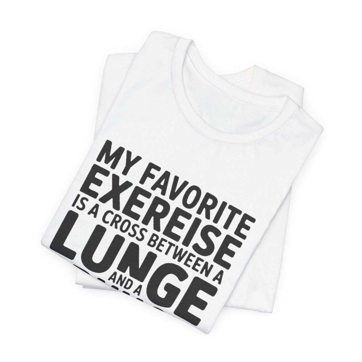 Funny Workout Shirt My Favorite Exercise is Lunch Gift for Her
