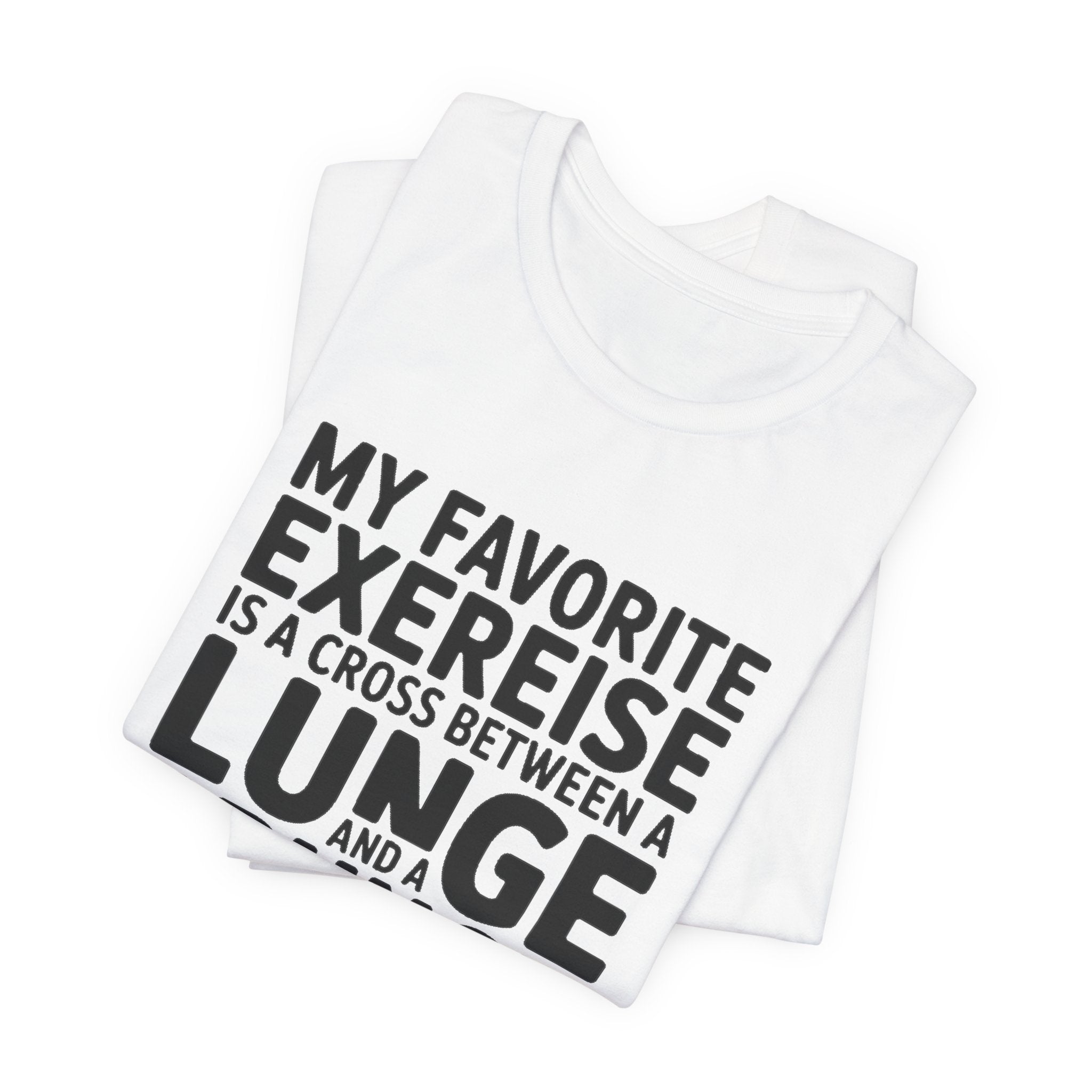 Funny Workout Shirt My Favorite Exercise is Lunch Gift for Her