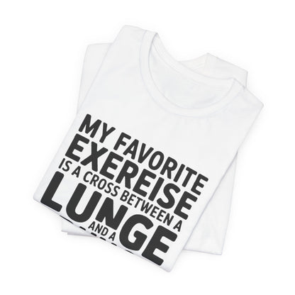 Funny Workout Shirt My Favorite Exercise is Lunch Gift for Her