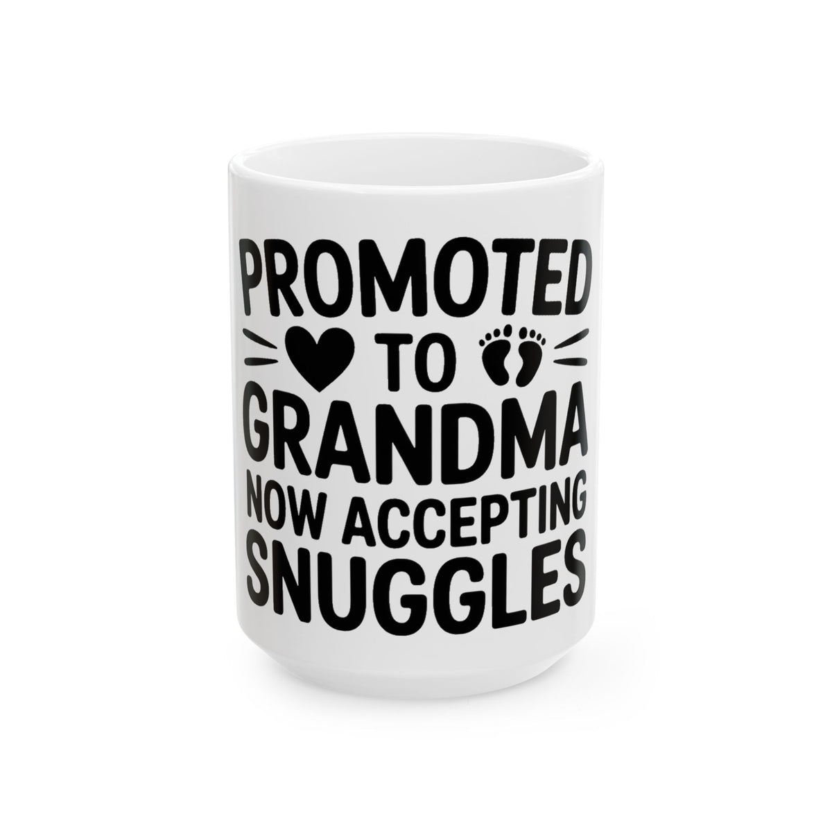 Promoted To Grandma Coffee Mug | New Grandma Gift Pregnancy Reveal