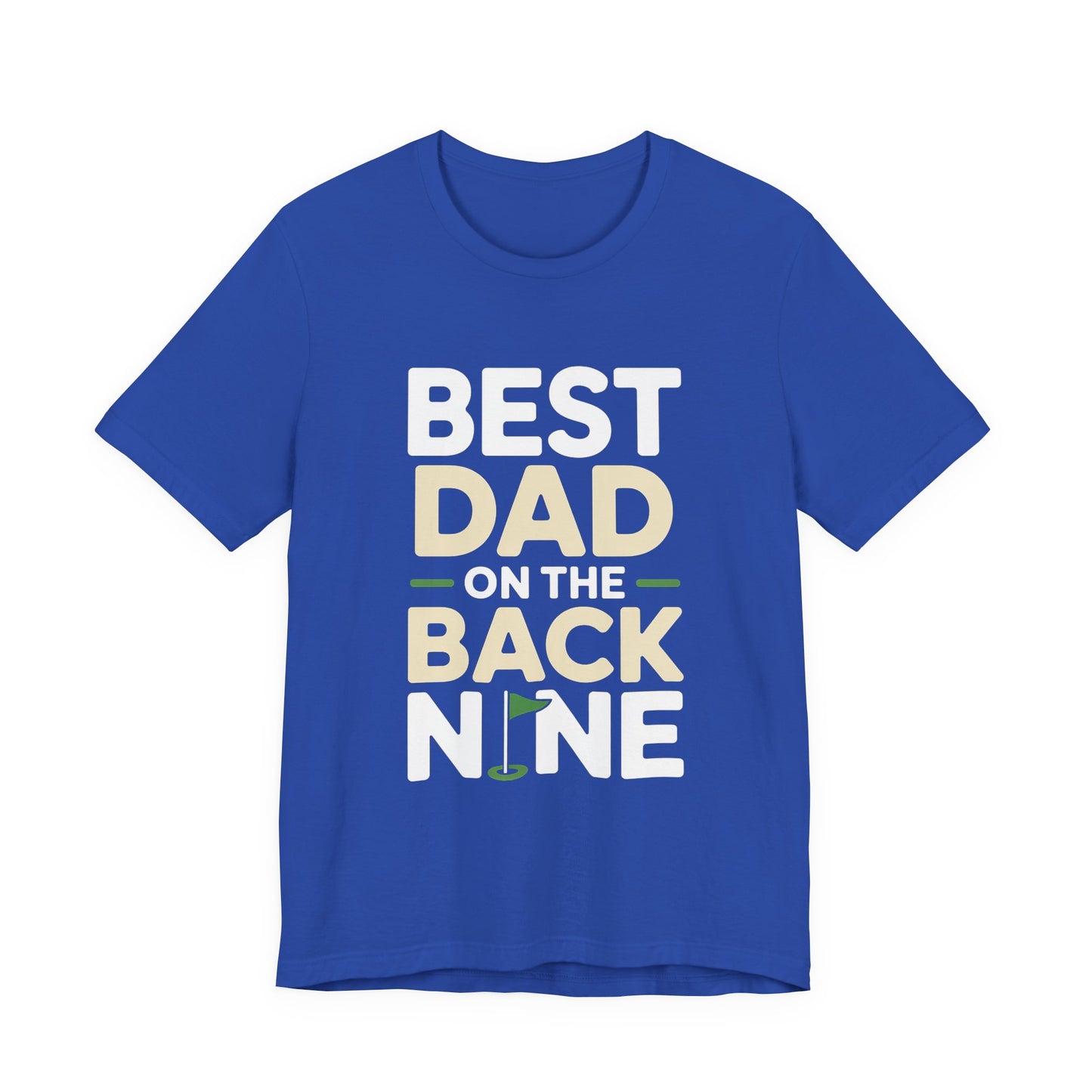 Funny Golf Shirt Best Dad On The Back Nine - Father's Day Gift