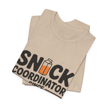 Snack Coordinator Since 2012 Shirt - Football Parent Gift