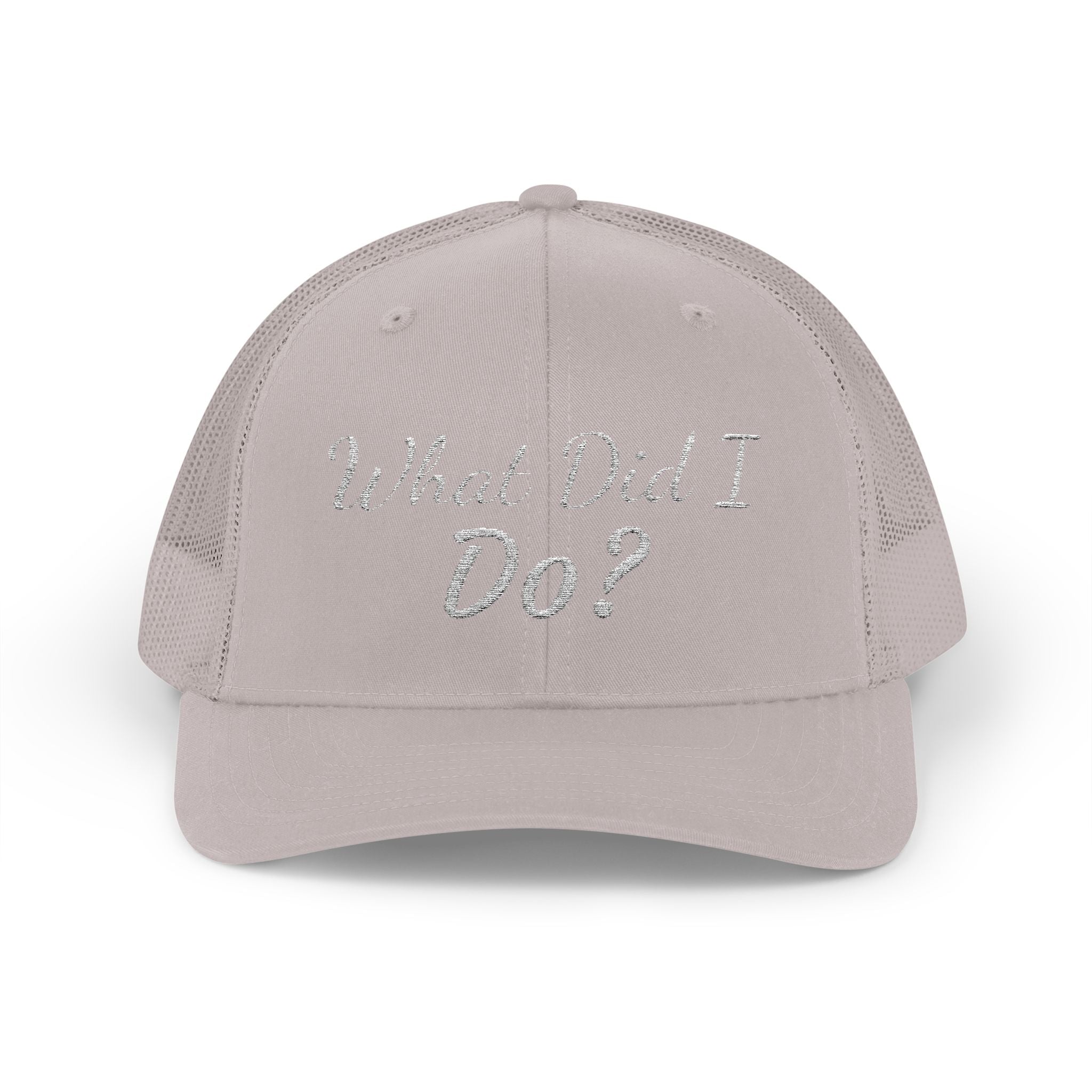What Did I Do? Rhinestone Trucker Cap