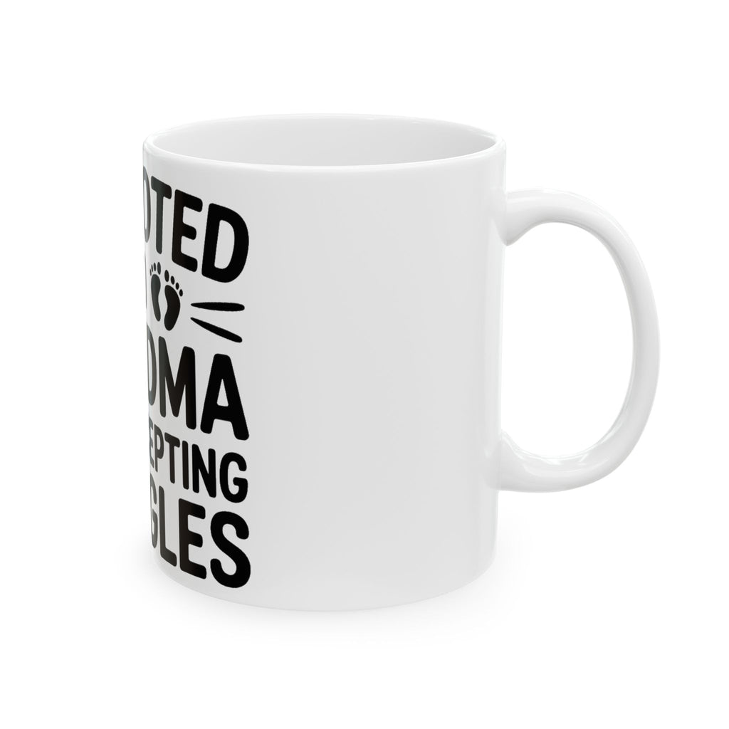 Promoted To Grandma Coffee Mug | New Grandma Gift Pregnancy Reveal