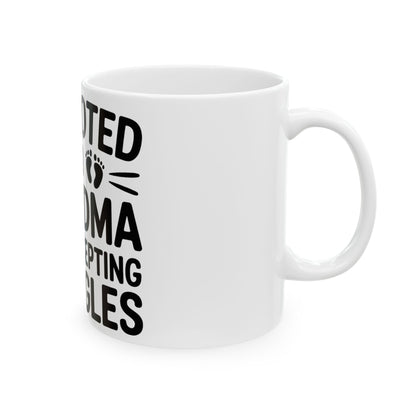 Promoted To Grandma Coffee Mug | New Grandma Gift Pregnancy Reveal