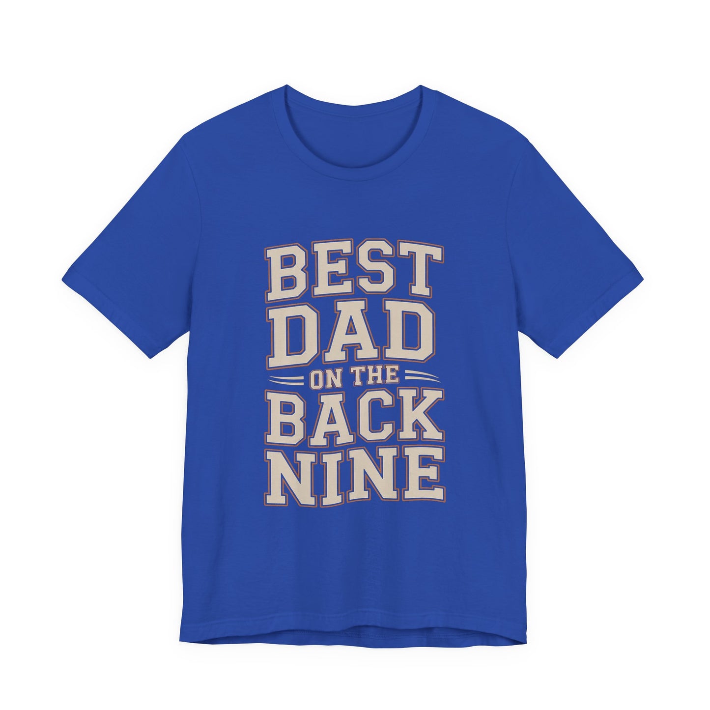 Funny Golf Shirt Best Dad On The Back Nine - Father's Day Gift