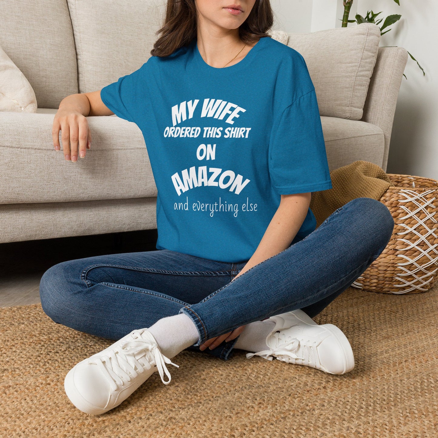 My Wife Ordered This Shirt on Amazon T‑Shirt — Funny Husband Gift
