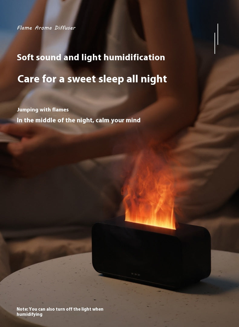 Flame effect aroma diffuser