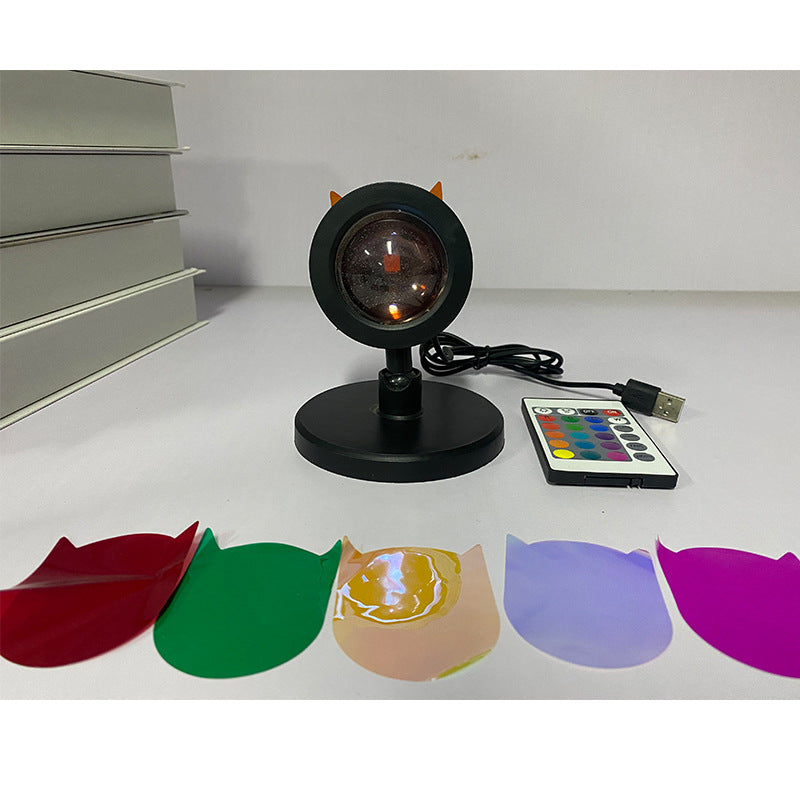 Sunset Projection Lamp (16 Colors + Remote)