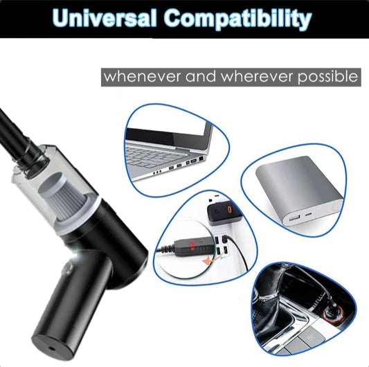 120W Cordless Handheld Vacuum - The 60-Second Car Savior